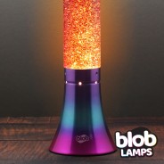 MODERN Blob Lamp  -  14.5" Rainbow Glitter Lamp 5 