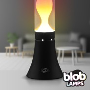 MODERN Blob Lamps Lava Lamp  - Black Base - 'Sunset' 4 