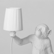 Seletti Monkey Lamp Shade - White 1 Monkey Lamp Sold Separately