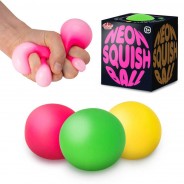 Neon Squish Ball Sensory and Stress Toy 6 