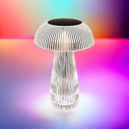 Mushroom Colour Change Crystal Lamp - USB Rechargeable  3 