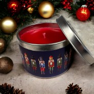 Christmas Toy Shop Scented Candle Tins 1 Spiced Apple & Cinnamon