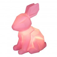 Mini USB/Battery Origami Animal Light 5 Pink Rabbit