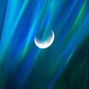 Northern Lights Aurora Moon & Star Projector and Speaker 15 