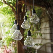 Bubbles Outdoor Hanging Chandelier - Battery Operated 3 
