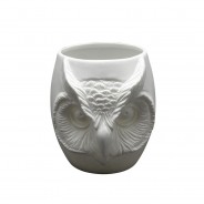 Owl Face Porcelain Tealight Holder 2 