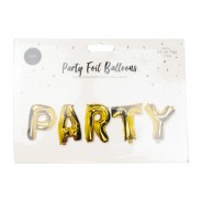 Party Foil Balloons 4 Gold