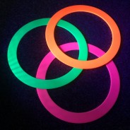 UV Neon Juggling Ring 3 UV reactive