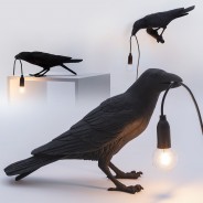 Seletti Black Raven Lamp 1 