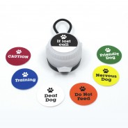 USB White Dog Safety Light & Tag - Findables 2 