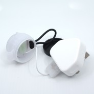 USB White Dog Safety Light & Tag - Findables 4 