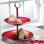 Recycled Aluminium Cake Stand with Enamel  2 