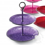 Recycled Aluminium Cake Stand with Enamel  4 