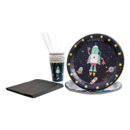 Robot 40pc Party Tableware 6 
