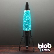 Blob Lamp 17" ROCKET Matt Black Glitter Lamp  5 