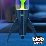ROCKET Blob Lamps Lava Lamp - Black Base - Green/Purple 3 