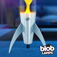 ROCKET Blob Lamps Lava Lamp - Metal Base - Yellow/Purple 4 