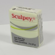 Sculpey Oven Bake Glow in the Dark Clay (Single) 3 