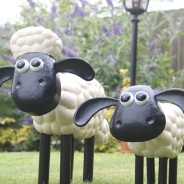 Shaun the Sheep & Friends Garden Sculptures 2 Shaun& Timmy
