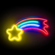 Shooting Star Neon Style LED Light - USB 2 