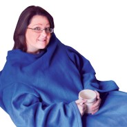 Sleeved Fleece Blankets in Blue or Pink 3 