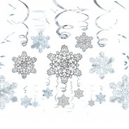Snowflake Swirl Decorations 2 