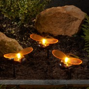 Solar Bee Stake Lights (3 pack) 1 