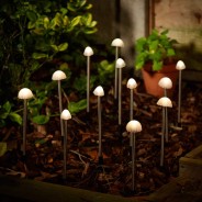 Elan Solar Mushroom Lights - 12 Pack 2 