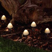 Forest Solar Mushroom Lights - 12 Pack 2 