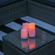 Solar LED Candle Set - 3 Pack 2 All three candles