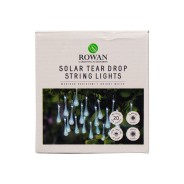 Solar Tear Drop String Lights x 20 5 
