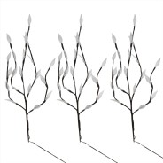 Solar Tree Stake Lights with 60 Warm White LEDs 2 