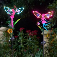 Solar Fairy Wings (Single Stake Light) 1 
