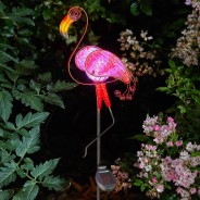 Solar Flamingo Stake Light 3 