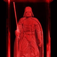 Darth Vader Holographic Laser Etched Lamp 3 