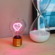 Cordless Pink Heart Lightbulb - USB Rechargeable by SUCK UK 8 