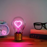 Cordless Pink Heart Lightbulb - USB Rechargeable by SUCK UK 9 