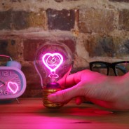Cordless Pink Heart Lightbulb - USB Rechargeable by SUCK UK 4 