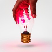 Cordless Pink Heart Lightbulb - USB Rechargeable by SUCK UK 5 