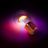 Cordless Rainbow Lightbulb - USB Rechargeable by SUCK UK 1 