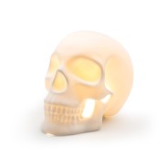 Life Size Realistic Skull Ceramic Lamp by Suck UK 4 