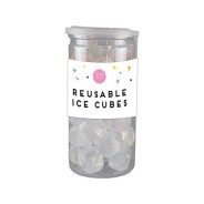Reusable Freezable Clear Ice Cubes - 30 Pack 1 