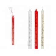 Taper Advent Candle 2 Assorted colours, one candle supplied