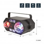 Tetra LED Moonflower Disco Light with Lasers 22 