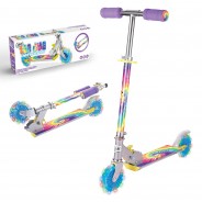 Tie Dye Light Up Scooter with Flashing Wheels 1 