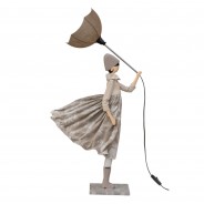 85cm Windswept Girl Lamp - Touli 3 