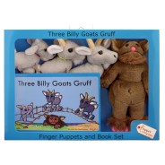 Traditional Story Finger Puppet & Book Sets 6 Three Billy Goats Gruff