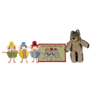 Traditional Story Finger Puppet & Book Sets 4 The Three Little Pigs
