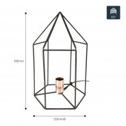 Triangle Cage Table Lamp 6 