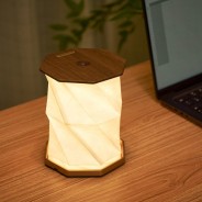 Twist Hexagon Lamp - Rechargeable Lamp by Gingko 5 